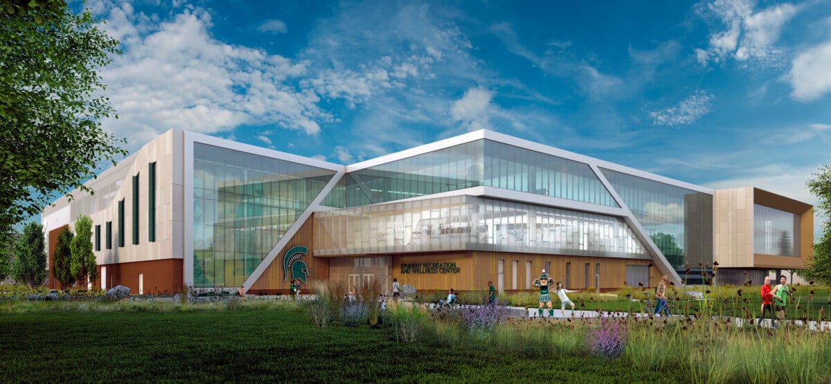 Crain’s Detroit: MSU Moves Forward with New Recreation Center image